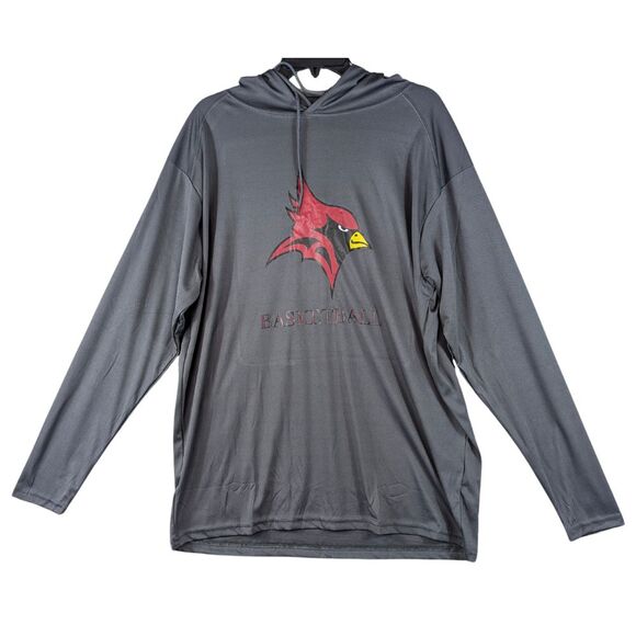 Epic Sports Sweat Shirt ‎ Adult Large Gray Louisville Cardinals Pullover Hoodie - Picture 1 of 12